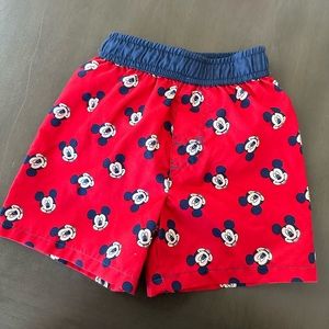 Toddler Mickey Mouse Swim Trunks